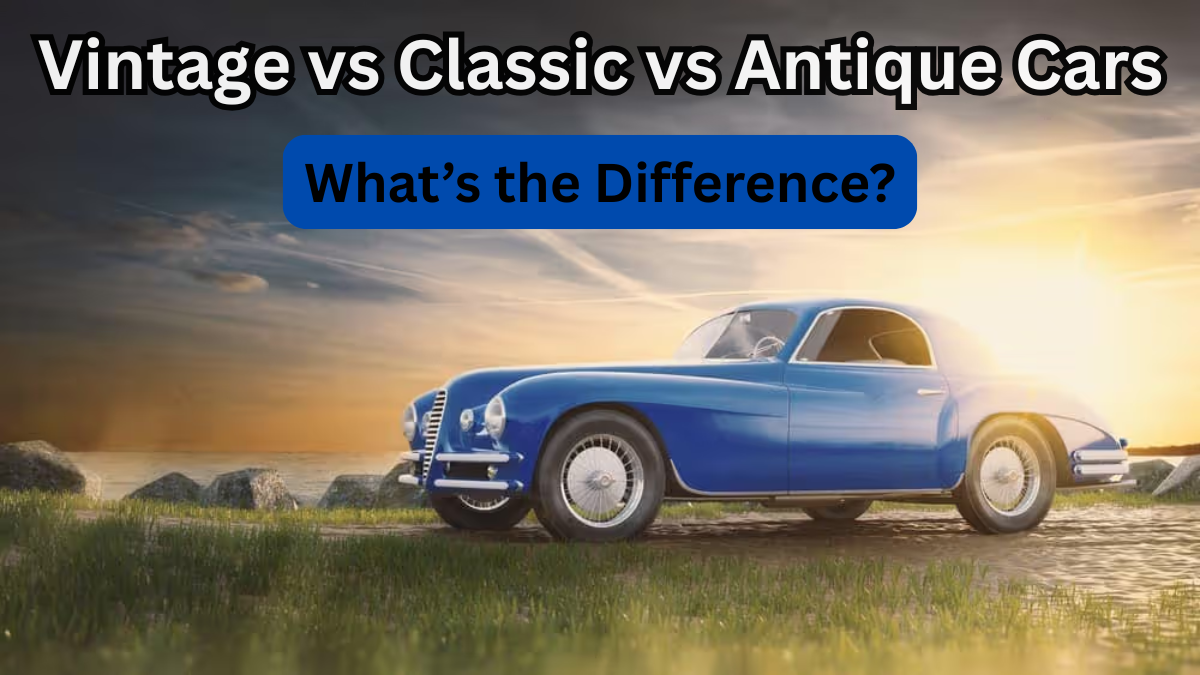 Vintage vs Classic vs Antique Cars: What’s the Difference?