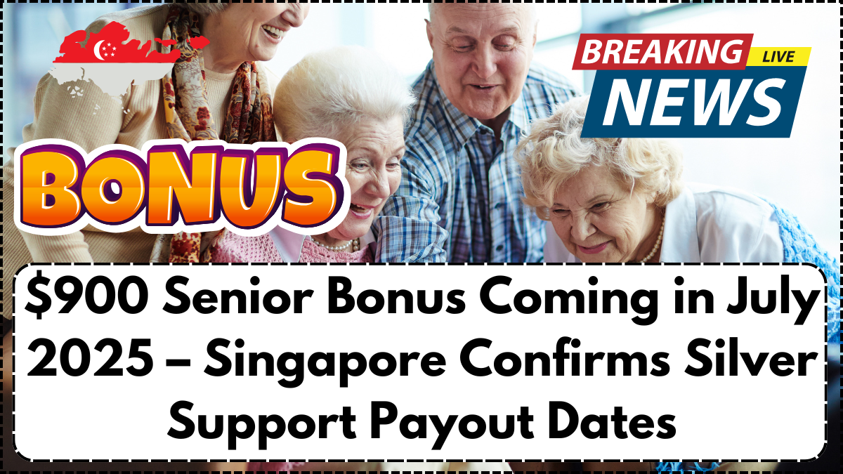 $900 Senior Bonus Coming in July 2025 – Singapore Confirms Silver Support Payout Dates