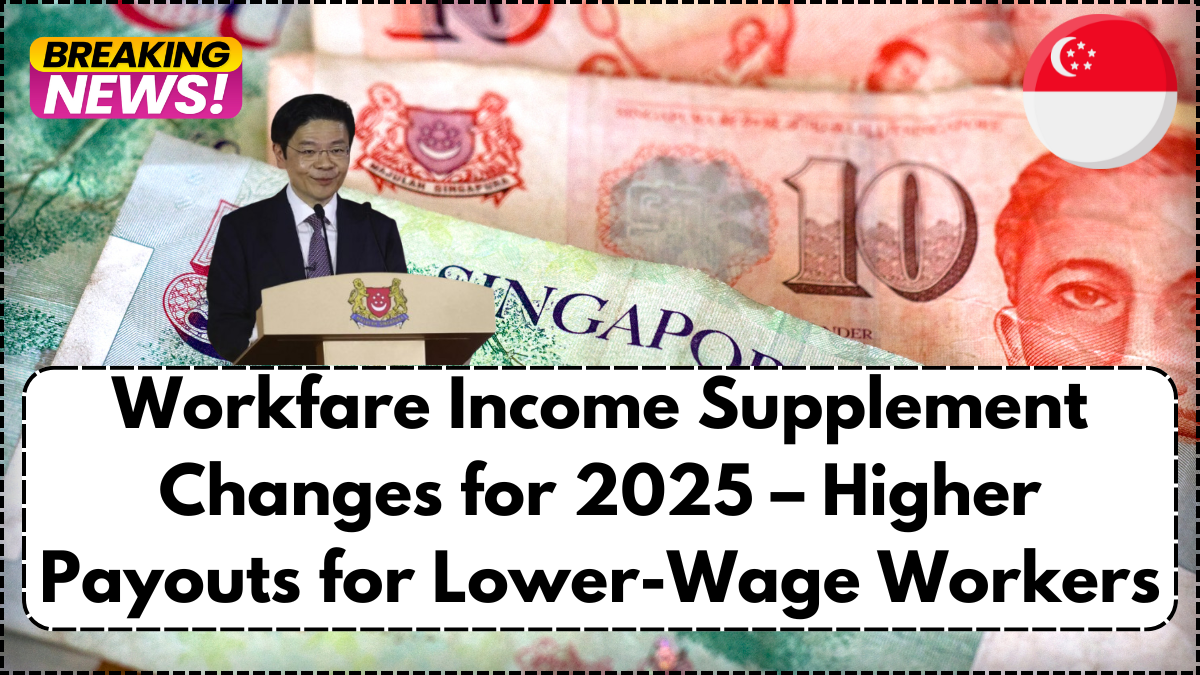 Workfare Income Supplement Changes for 2025 – Higher Payouts for Lower-Wage Workers