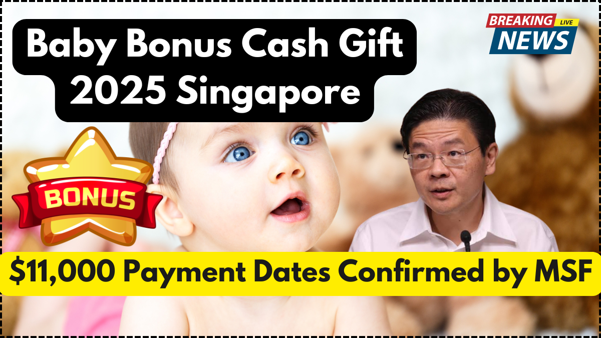Baby Bonus Cash Gift 2025 Singapore: $11,000 Payment Dates Confirmed by MSF