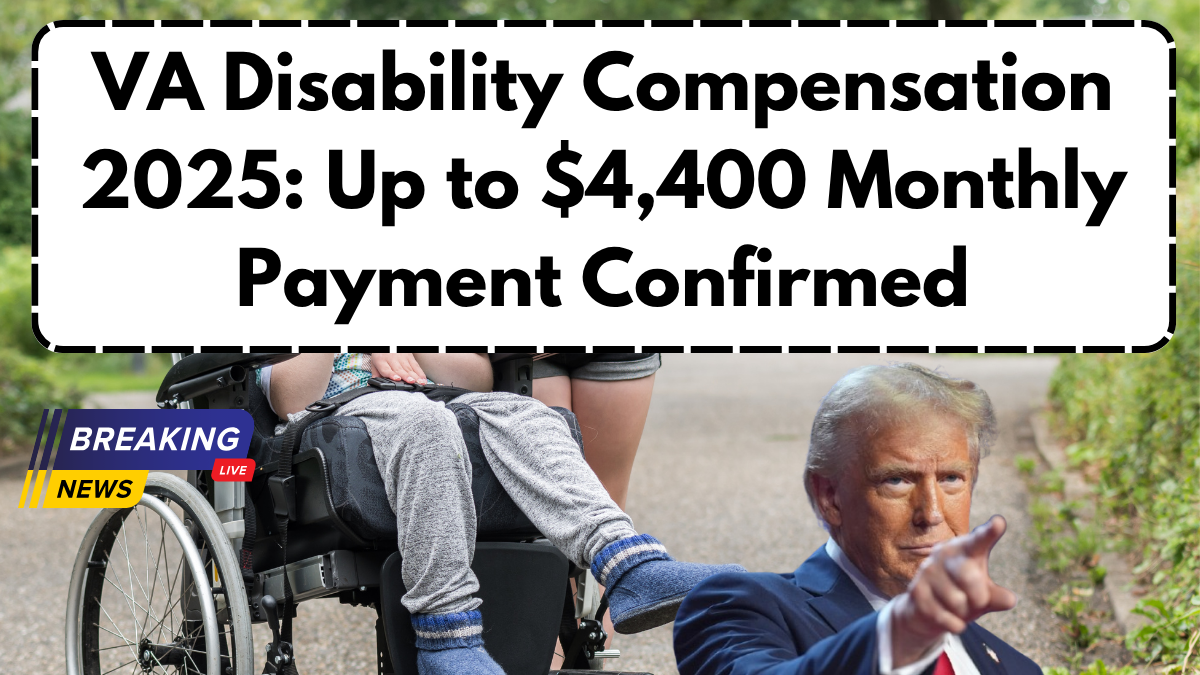 VA Disability Compensation 2025: Up to $4,400 Monthly Payment Confirmed