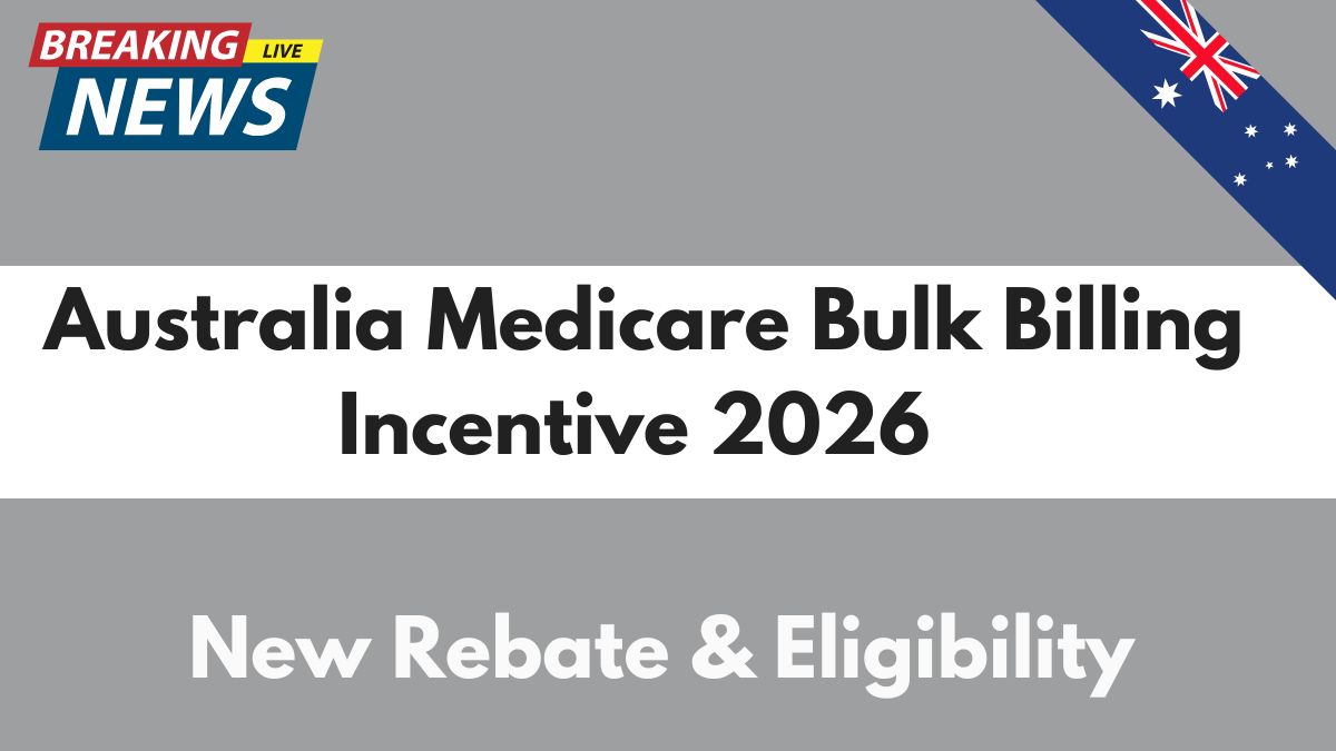 Australia Medicare Bulk Billing Incentive 2026 – New Rebate & Eligibility