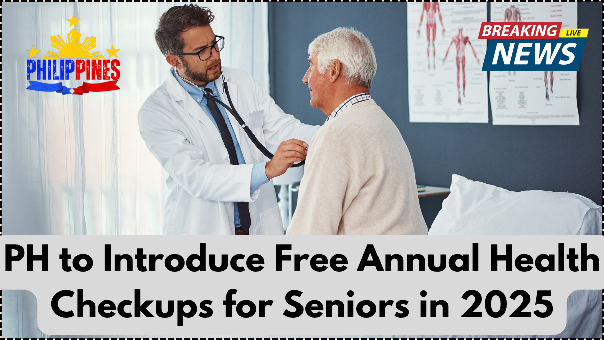 PH to Introduce Free Annual Health Checkups for Seniors in 2025