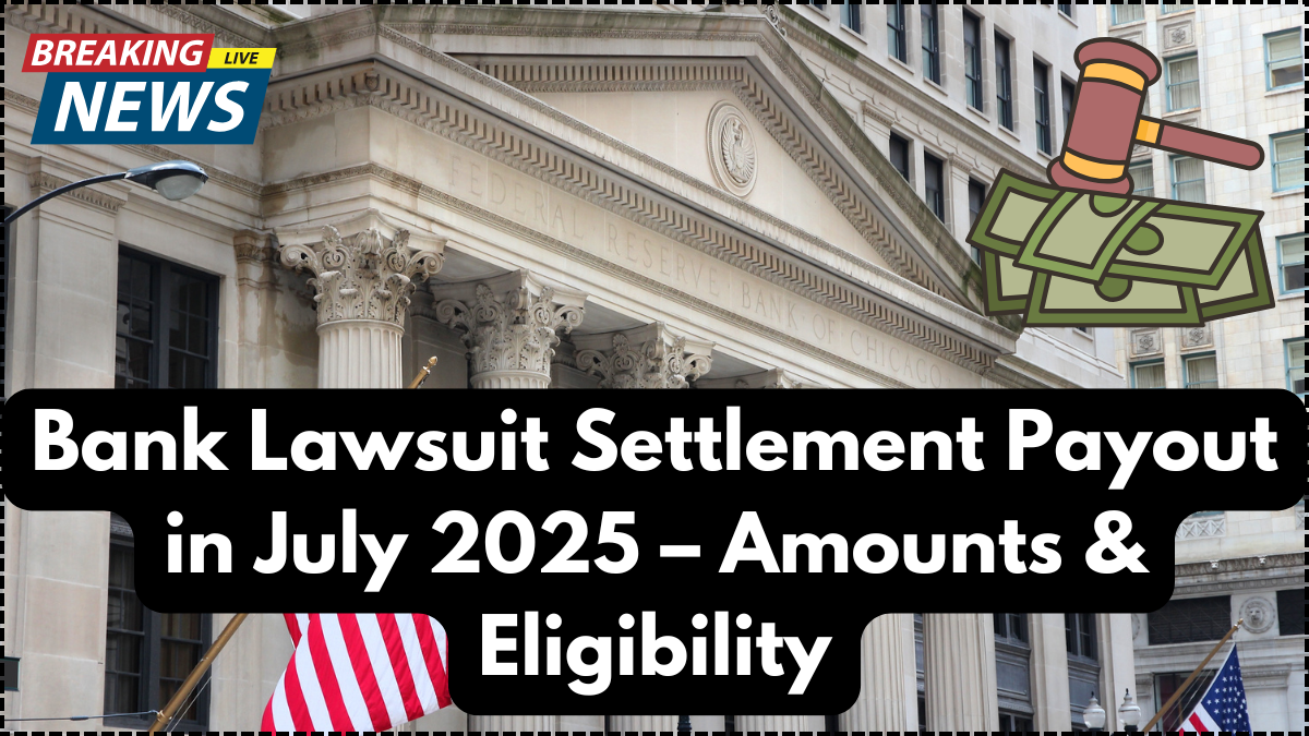 Bank Lawsuit Settlement Payout in July 2025 – Amounts & Eligibility