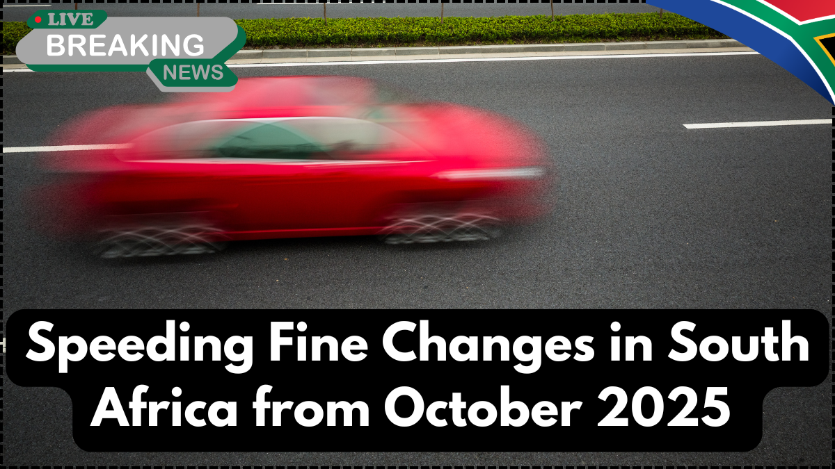 Speeding Fine Changes in South Africa from October 2025 – Updated Penalty Slabs