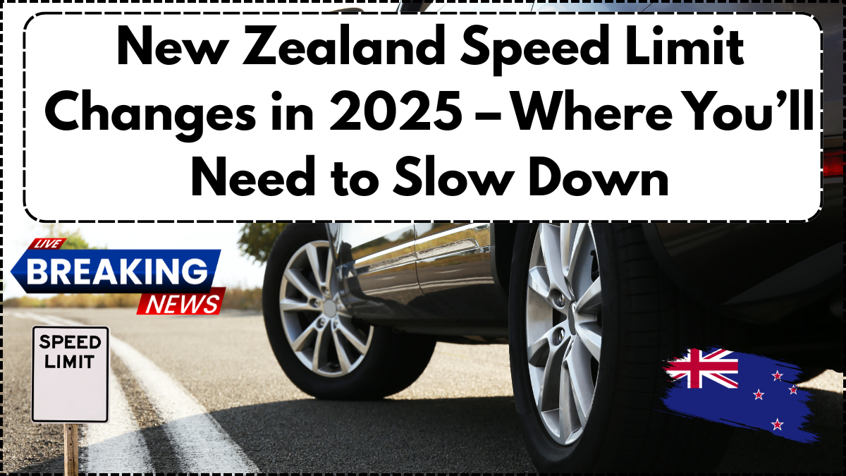 New Zealand Speed Limit Changes in 2025 – Where You’ll Need to Slow Down