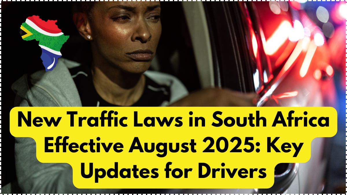 New Traffic Laws in South Africa Effective August 2025: Key Updates for Drivers